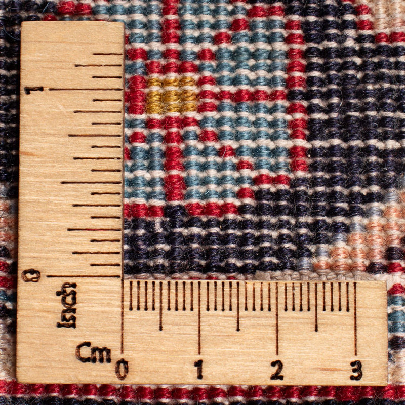 Sarough Teppich 63x96cm - Perserteppich - dunkelblau