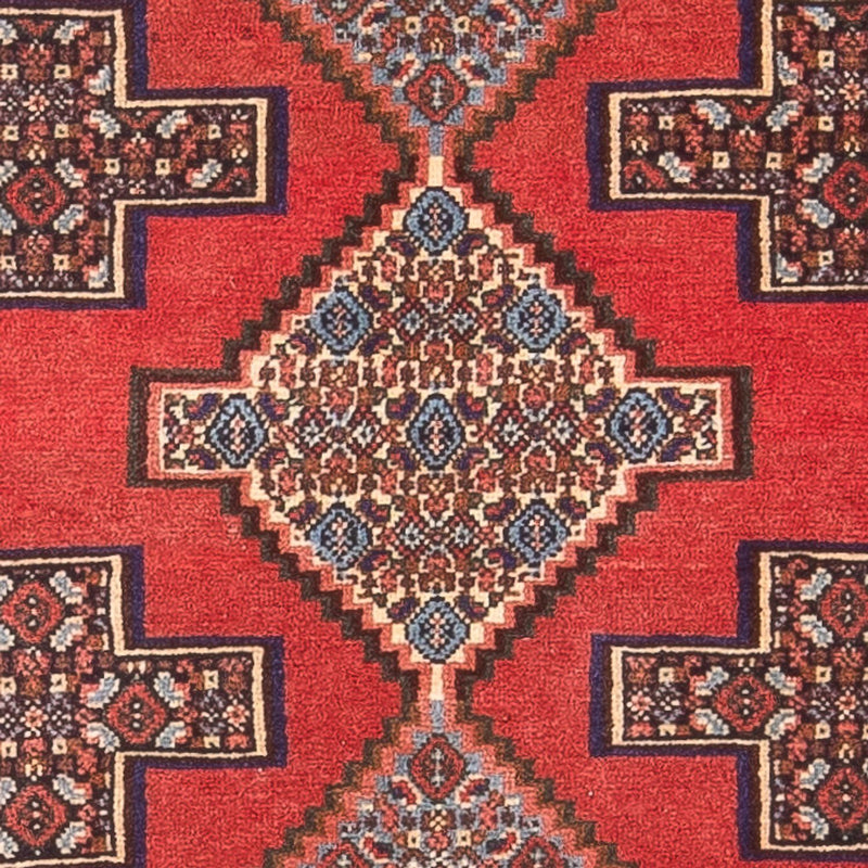 Senneh Teppich 72x102cm - Perserteppich - rot