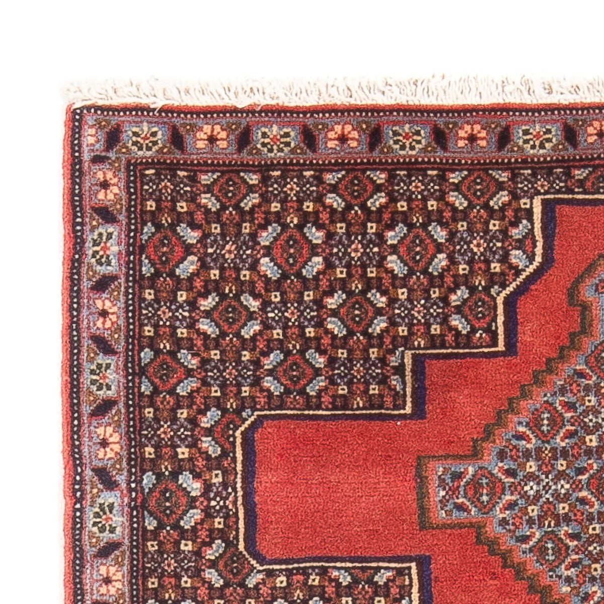 Senneh Teppich 72x102cm - Perserteppich - rot