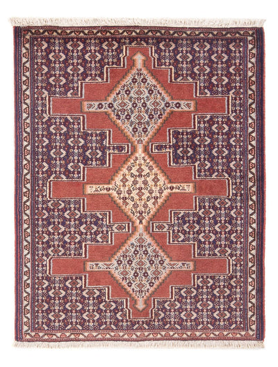 Senneh Teppich 76x103cm - Perserteppich - rot