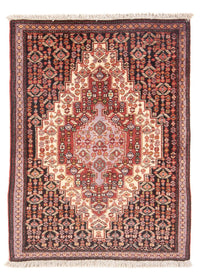 Senneh Teppich 70x105cm - Perserteppich - dunkelblau – product image