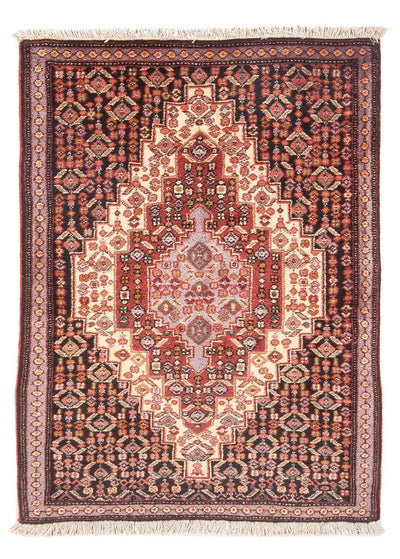 Senneh Teppich 70x105cm - Perserteppich - dunkelblau