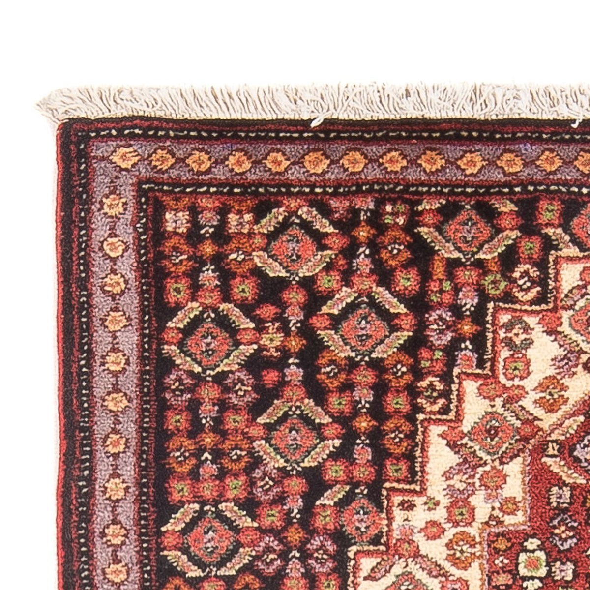 Senneh Teppich 70x105cm - Perserteppich - dunkelblau