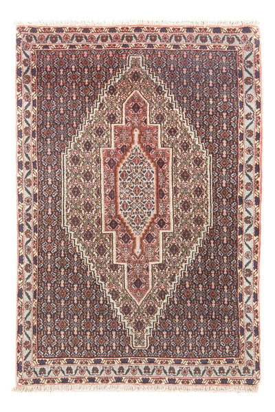 Senneh Teppich 75x120cm - Perserteppich - dunkelblau