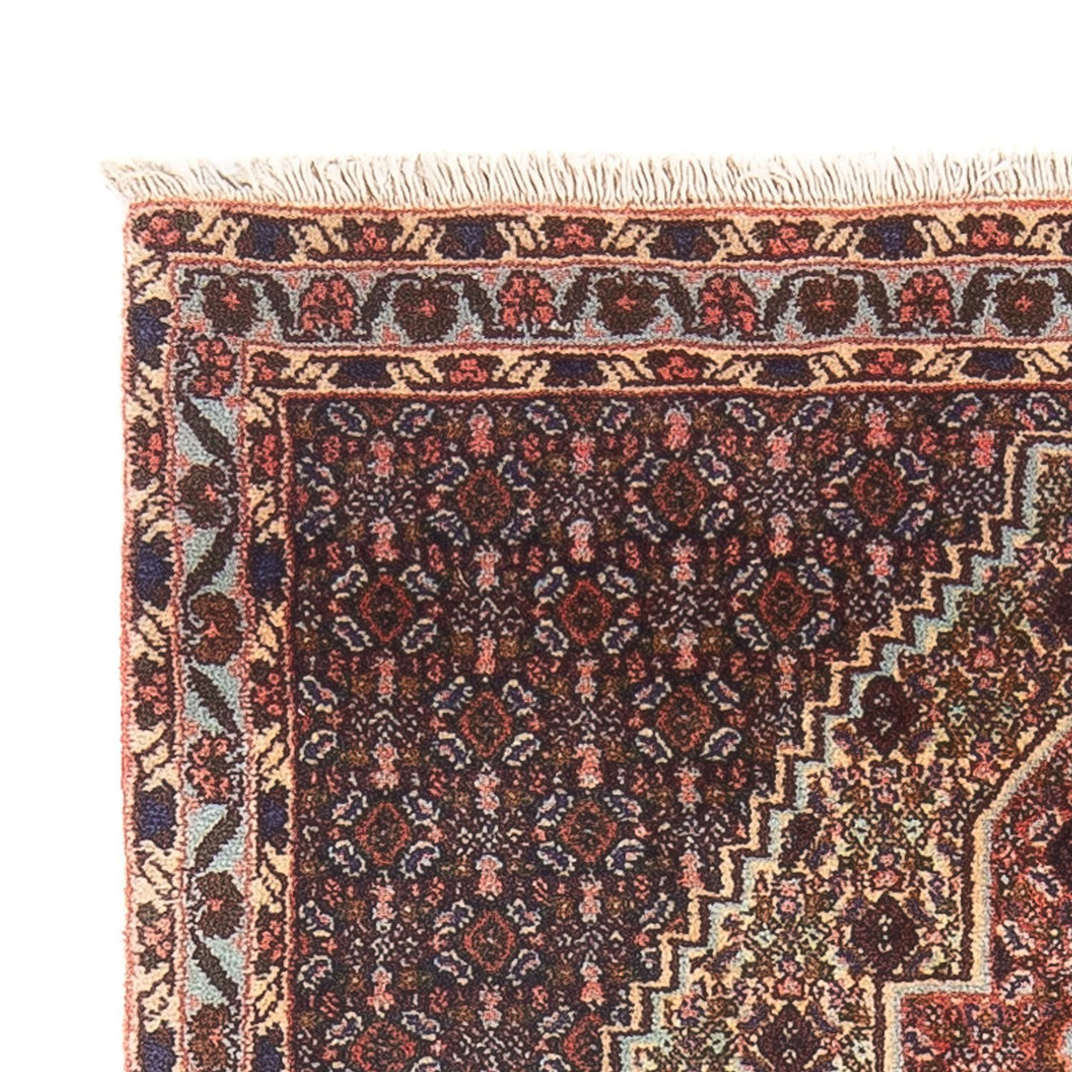 Senneh Teppich 75x120cm - Perserteppich - dunkelblau