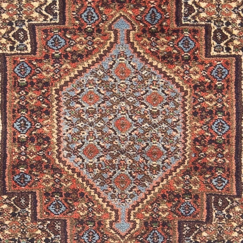 Senneh Teppich 74x105cm - Perserteppich - dunkelblau