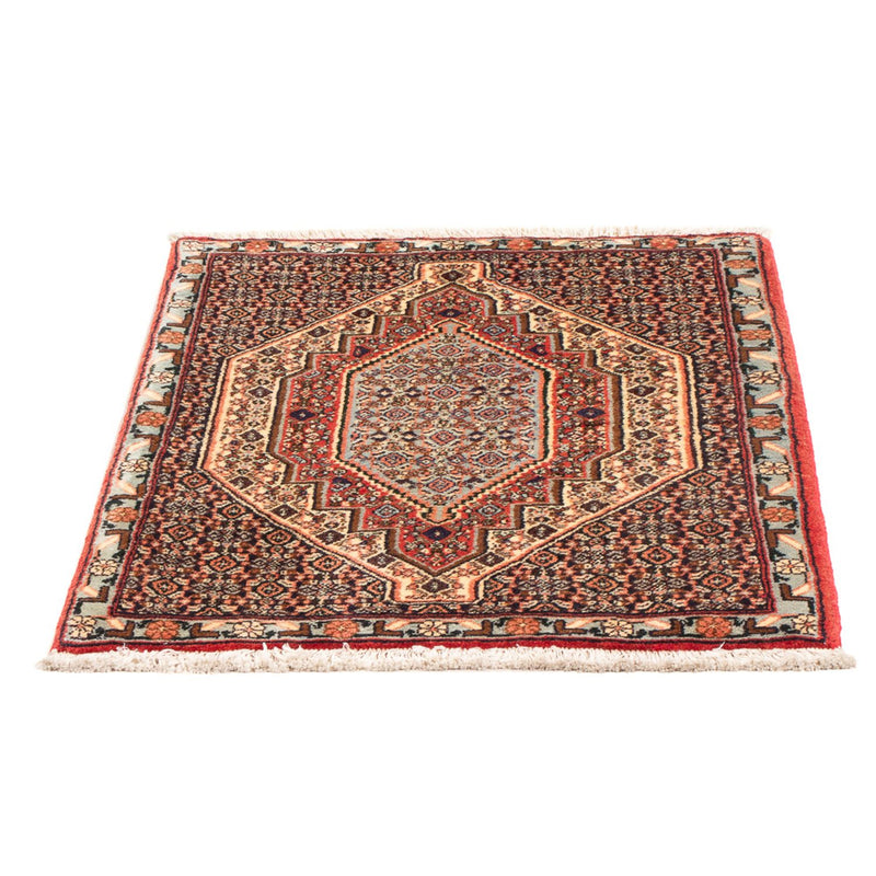 Senneh Teppich 70x96cm - Perserteppich - dunkelblau