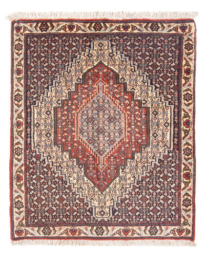 Senneh Teppich 76x98cm - Perserteppich - dunkelblau