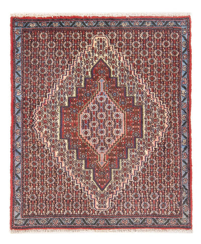 Senneh Teppich 72x93cm - Perserteppich - rot