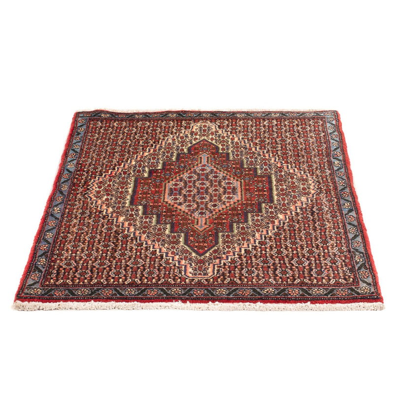 Senneh Teppich 72x93cm - Perserteppich - rot