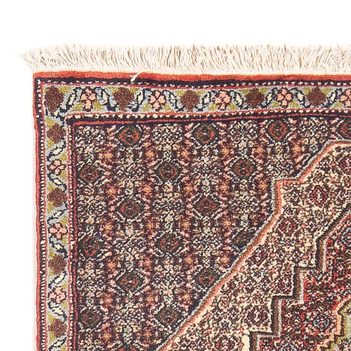 Senneh Teppich 72x92cm - Perserteppich - dunkelblau