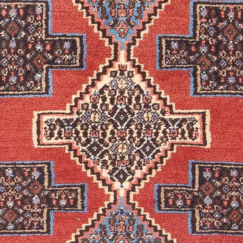 Senneh Teppich 75x103cm - Perserteppich - dunkelblau