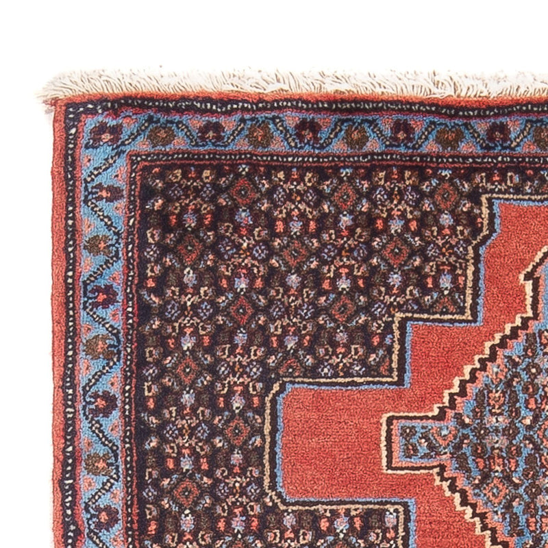 Senneh Teppich 75x103cm - Perserteppich - dunkelblau