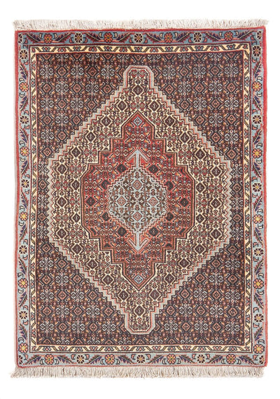 Senneh Teppich 72x100cm - Perserteppich - dunkelblau