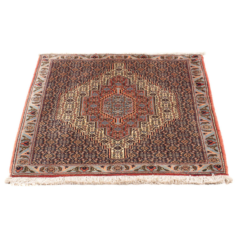 Senneh Teppich 72x100cm - Perserteppich - dunkelblau