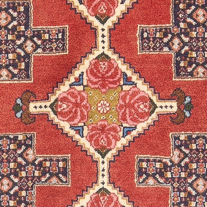 Senneh Teppich 75x102cm - Perserteppich - rot