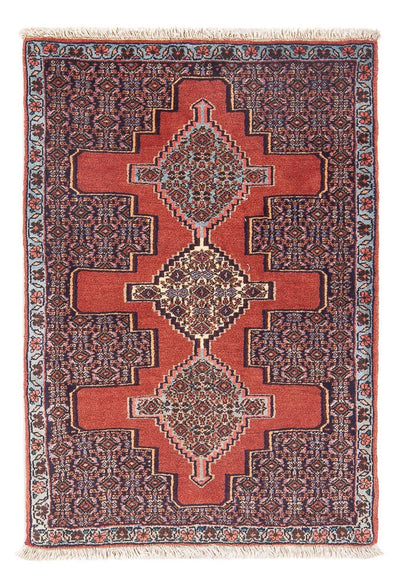 Senneh Teppich 68x103cm - Perserteppich - rot