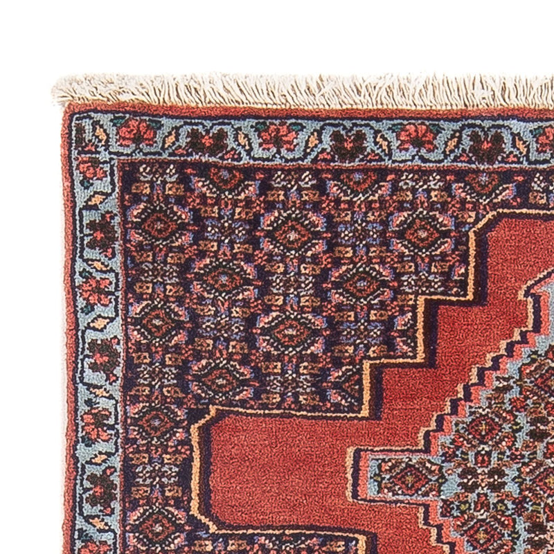 Senneh Teppich 68x103cm - Perserteppich - rot