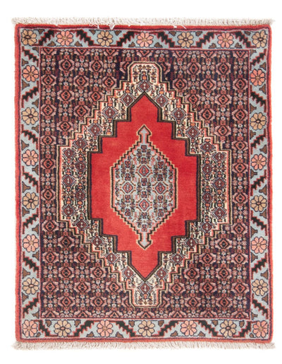 Senneh Teppich 75x102cm - Perserteppich - rot
