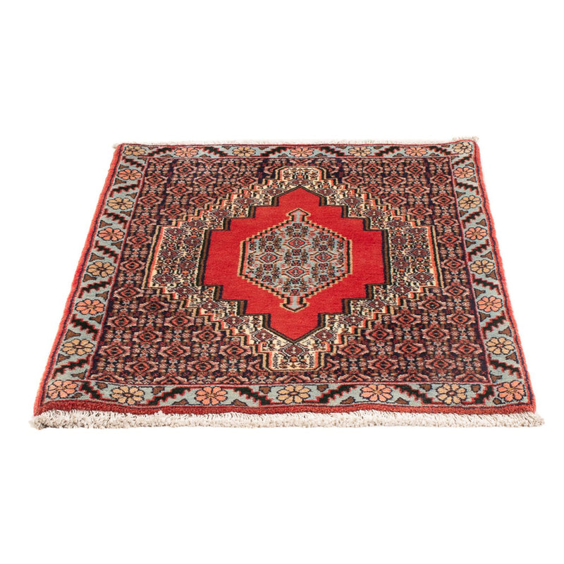 Senneh Teppich 75x102cm - Perserteppich - rot