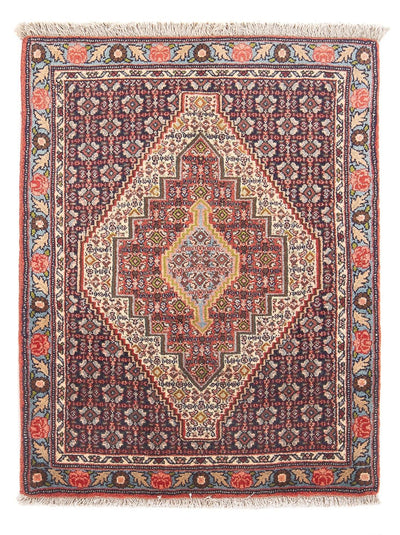Senneh Teppich 76x106cm - Perserteppich - dunkelblau