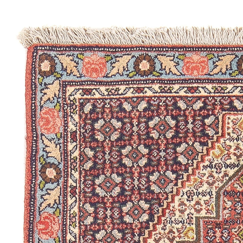 Senneh Teppich 76x106cm - Perserteppich - dunkelblau