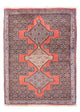 Senneh Teppich 75x107cm - Perserteppich - rot