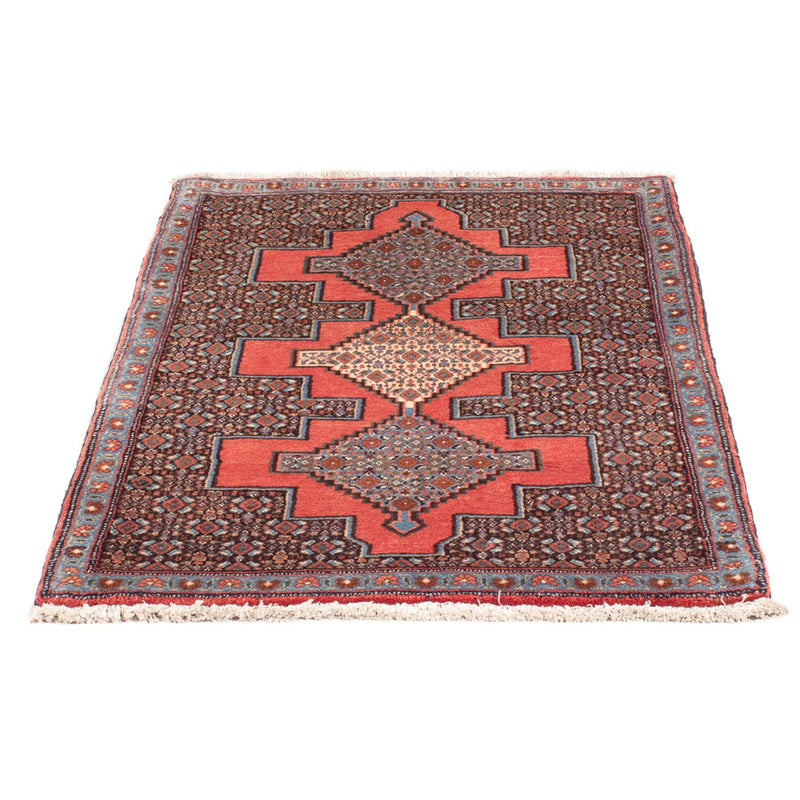 Senneh Teppich 75x107cm - Perserteppich - rot