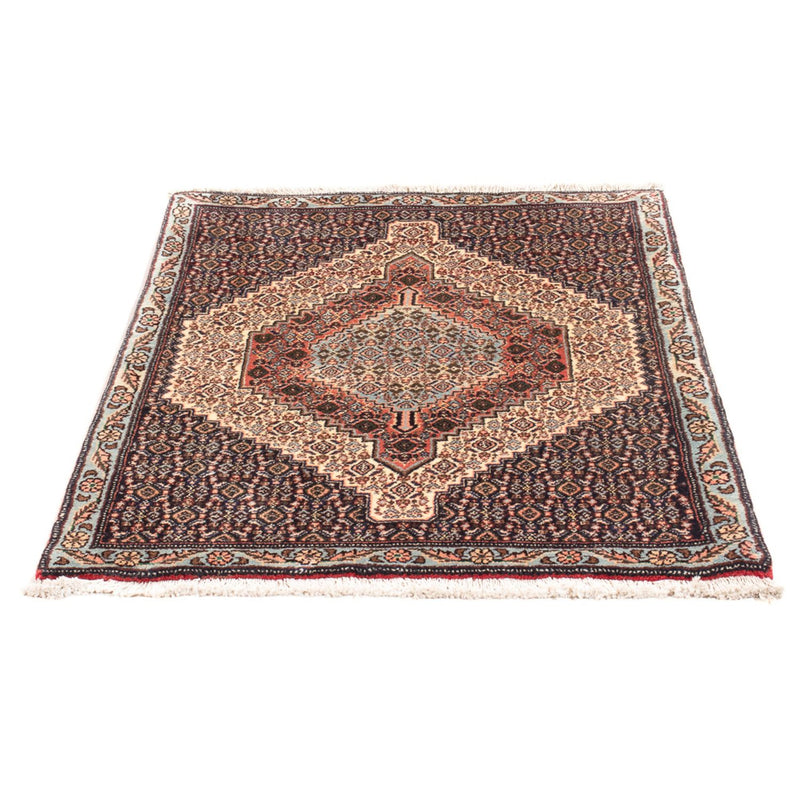 Senneh Teppich 72x103cm - Perserteppich - dunkelblau