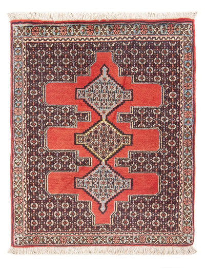Senneh Teppich 76x102cm - Perserteppich - dunkelblau