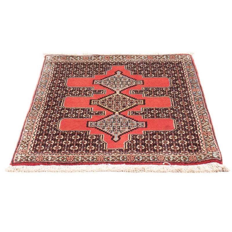 Senneh Teppich 76x102cm - Perserteppich - dunkelblau