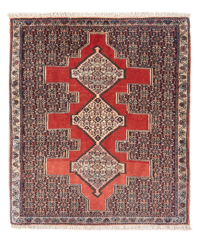 Senneh Teppich 78x103cm - Perserteppich - rot