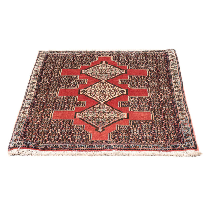 Senneh Teppich 78x103cm - Perserteppich - rot