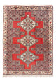 Senneh Teppich 72x104cm - Perserteppich - rot