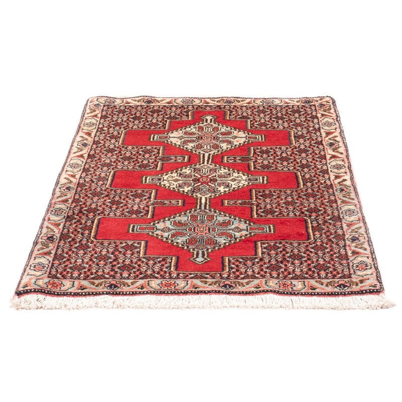 Senneh Teppich 72x104cm - Perserteppich - rot