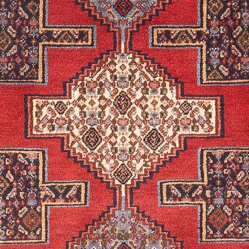 Senneh Teppich 78x112cm - Perserteppich - rot