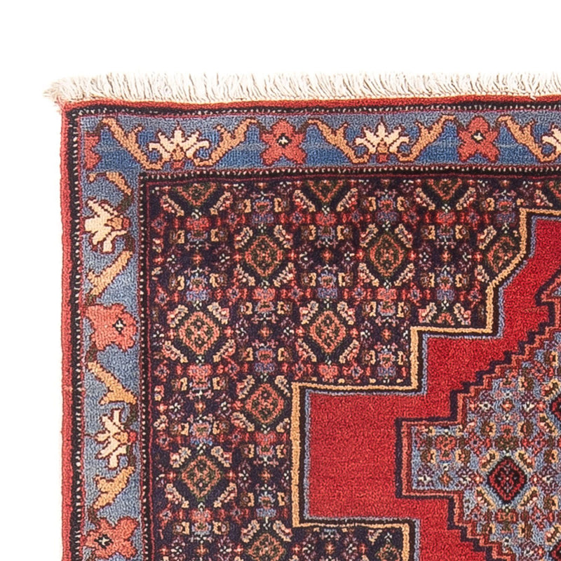 Senneh Teppich 78x112cm - Perserteppich - rot