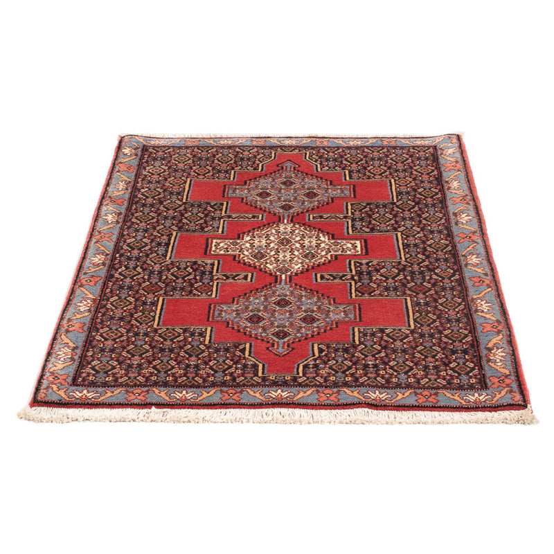 Senneh Teppich 78x112cm - Perserteppich - rot