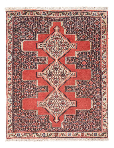 Senneh Teppich 72x98cm - Perserteppich - rot