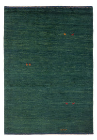 Gabbeh Persisch Teppich 140x205cm - Perserteppich Wollteppich - dunkelgrün – product image