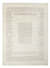 Gabbeh Persisch Teppich 144x190cm - Perserteppich Wollteppich - silber – product image