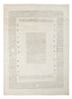 Gabbeh Persisch Teppich 144x190cm - Perserteppich Wollteppich - silber