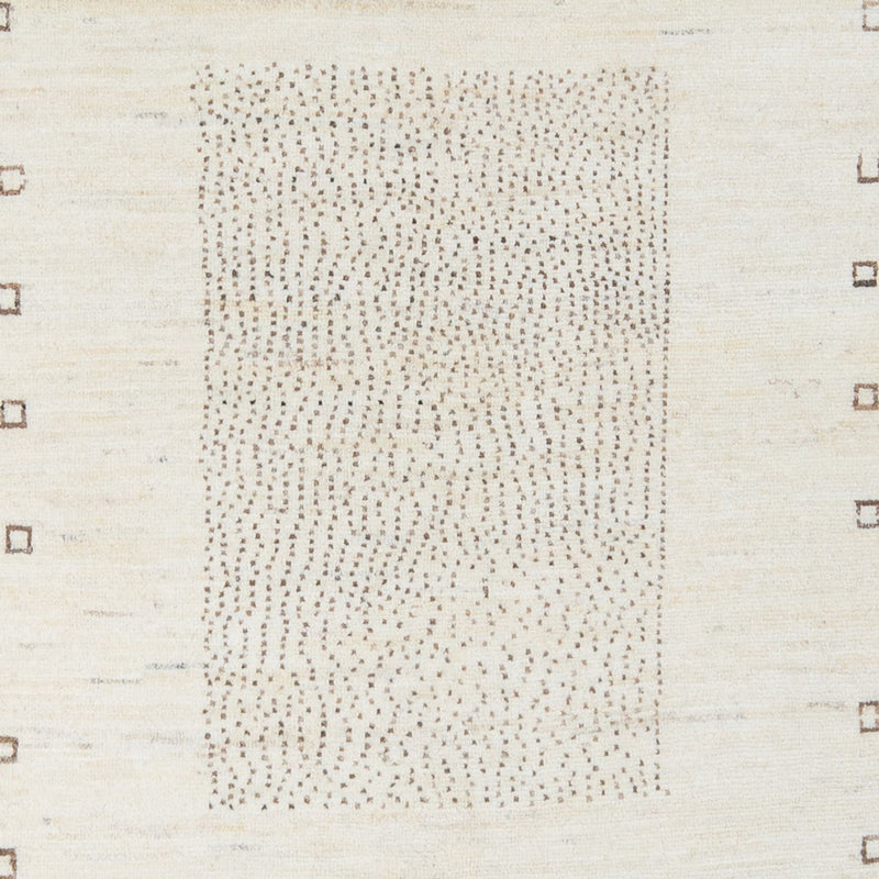 Gabbeh Persisch Teppich 144x190cm - Perserteppich Wollteppich - silber
