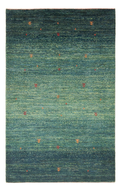 Gabbeh Persisch Teppich 100x152cm - Perserteppich Wollteppich - dunkelgrün