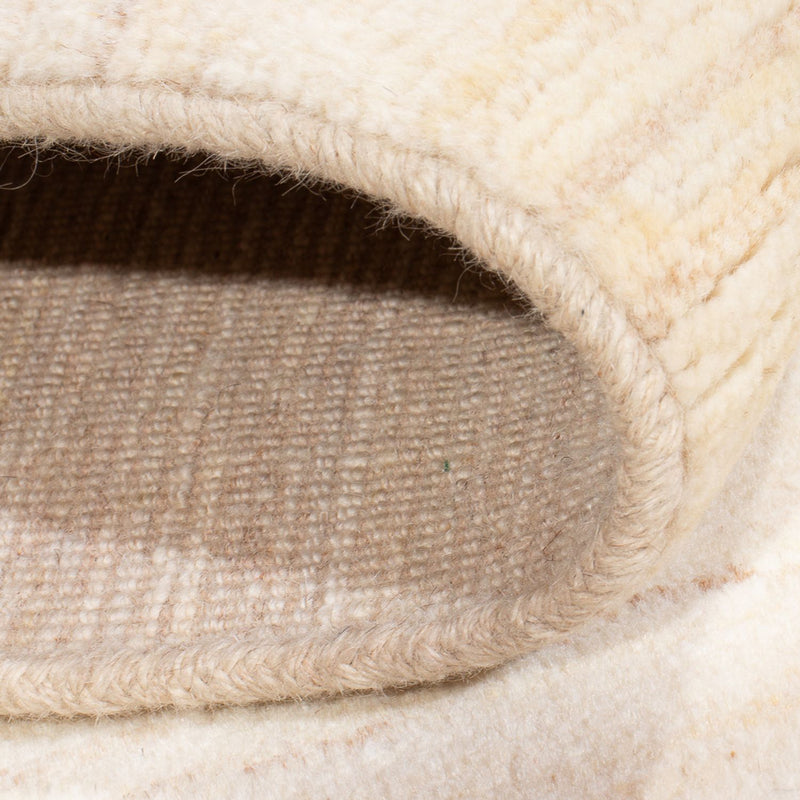 Gabbeh Persisch Teppich 104x150cm - Perserteppich Wollteppich - weiß