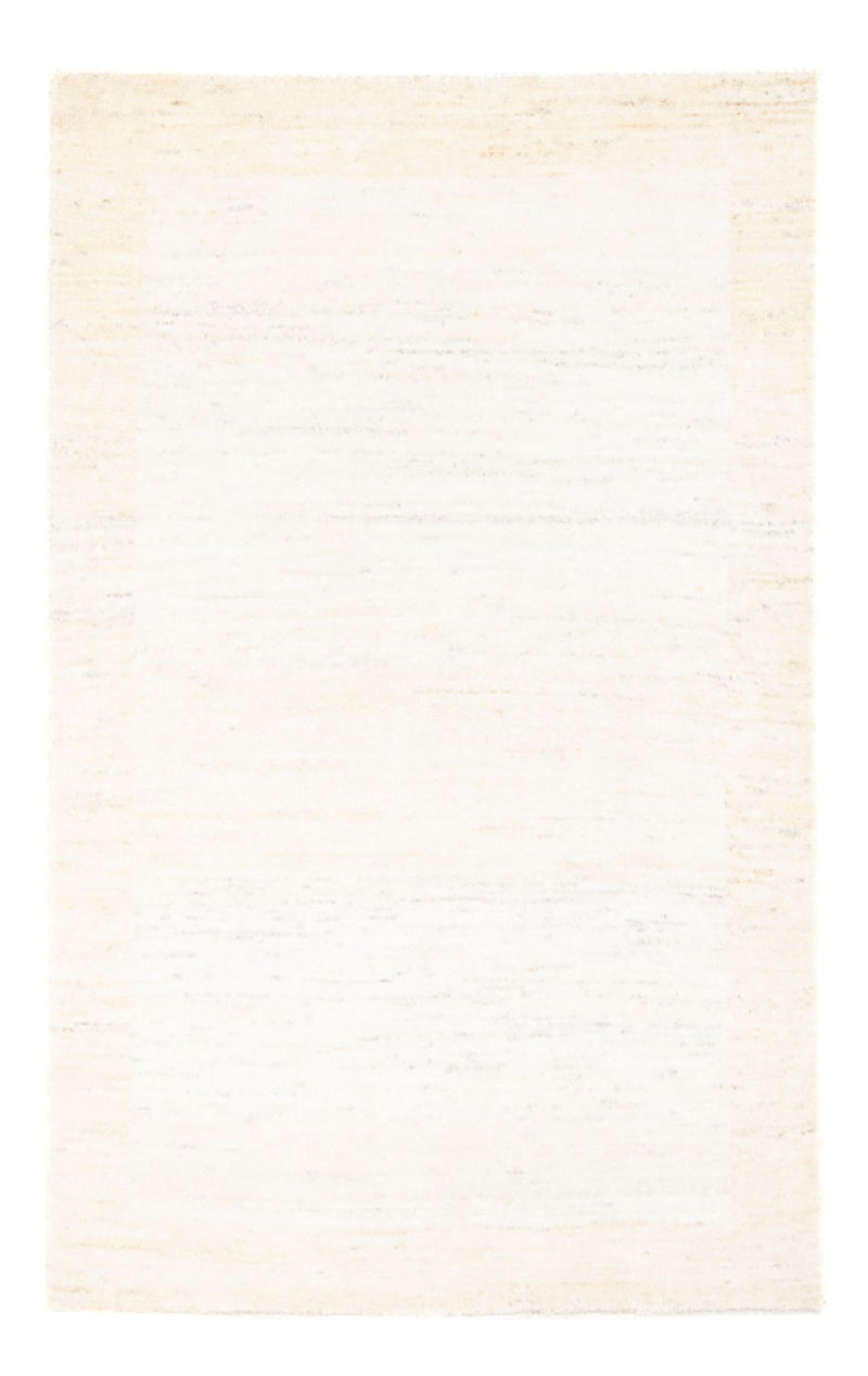 Gabbeh Persisch Teppich 97x150cm - Perserteppich Wollteppich - weiß