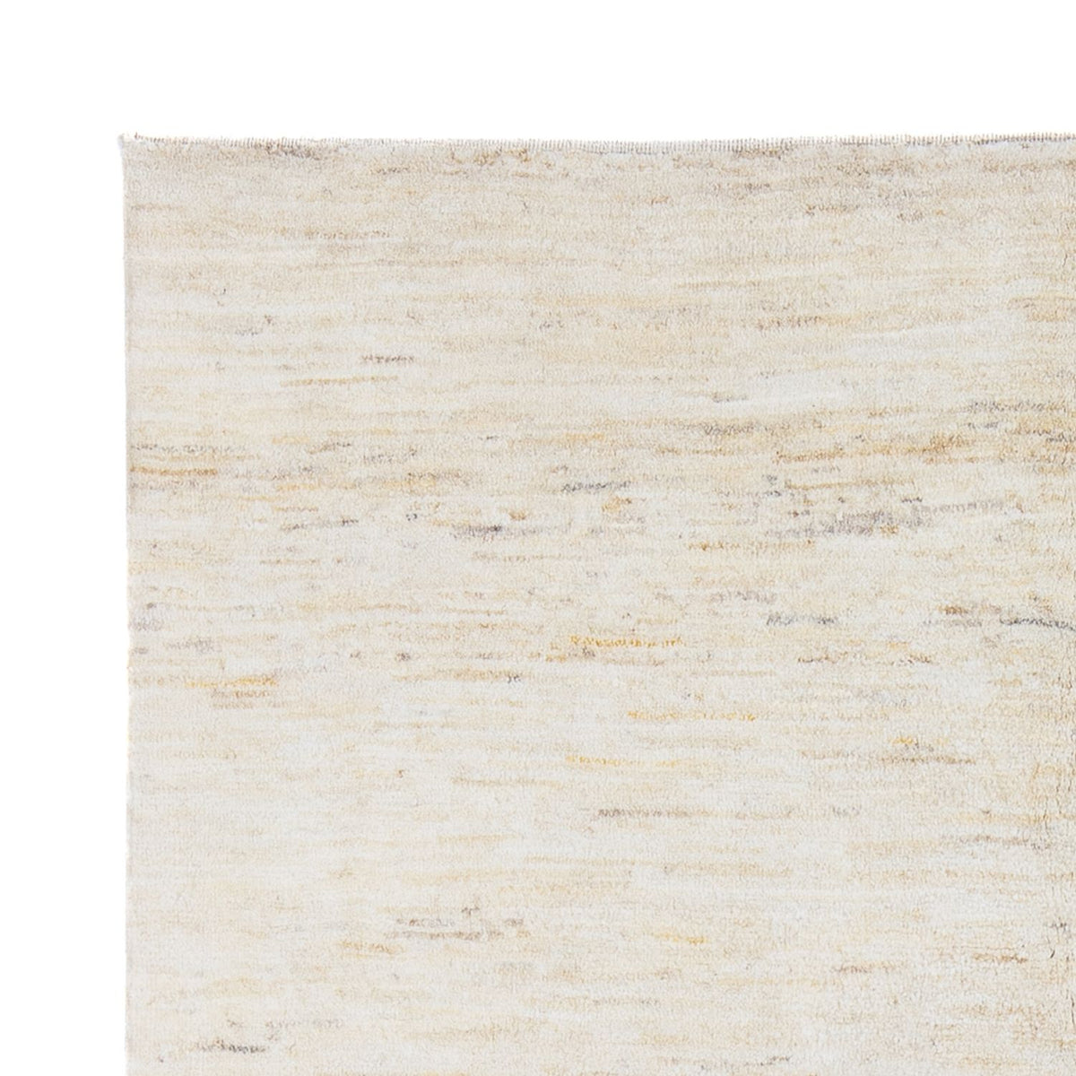 Gabbeh Persisch Teppich 151x187cm - Perserteppich Wollteppich - silber