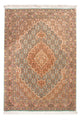 Täbriz Teppich 82x118cm - Perserteppich - petrolblau
