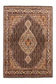 Täbriz - 40 Raj Teppich 105x147cm - Perserteppich - dunkelblau