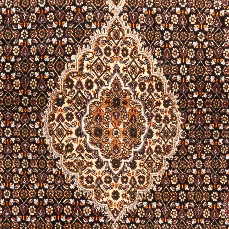 Täbriz - 40 Raj Teppich 105x147cm - Perserteppich - dunkelblau